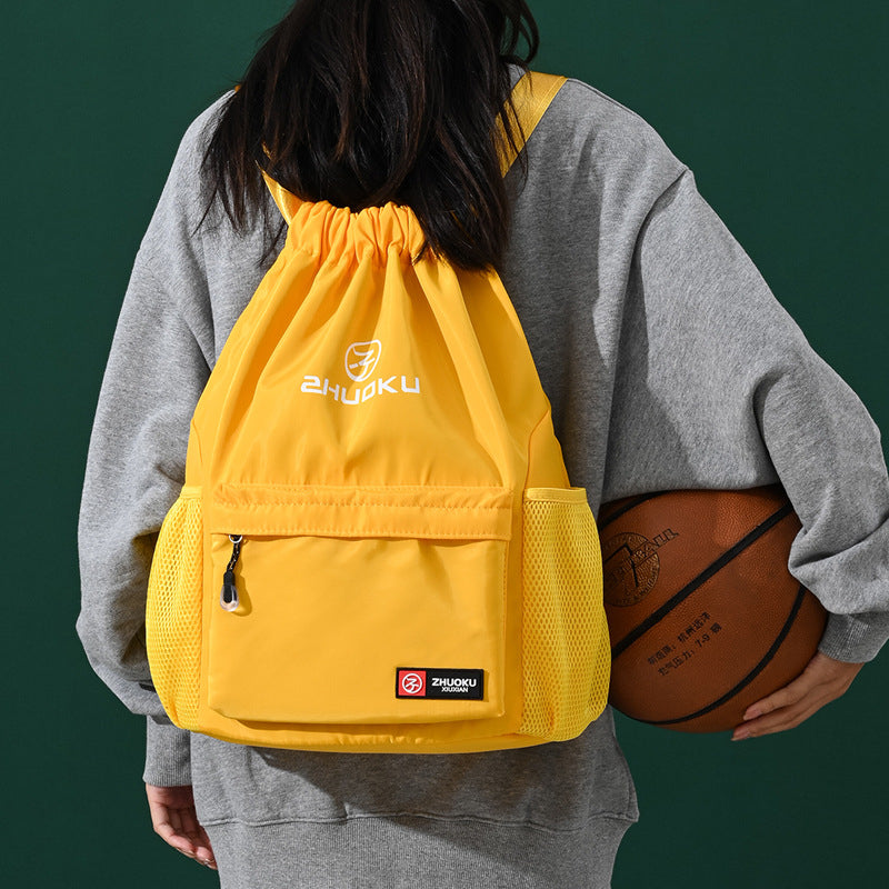 Ultra Soft Drawstring Foldable Backpack - Image 3