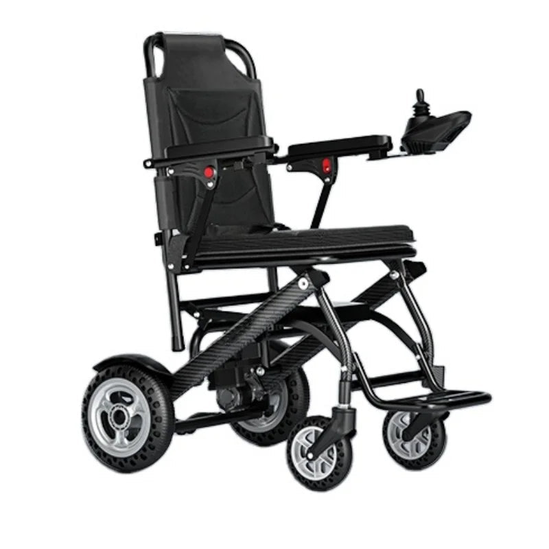 Life Mobility Lightweight Compact Electric Foldable Elderly Wheelchair - Image 4