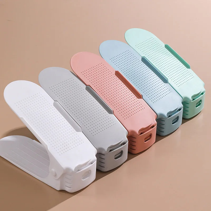 5PCS Adjustable Space Saving Shoe Organizer - Image 7