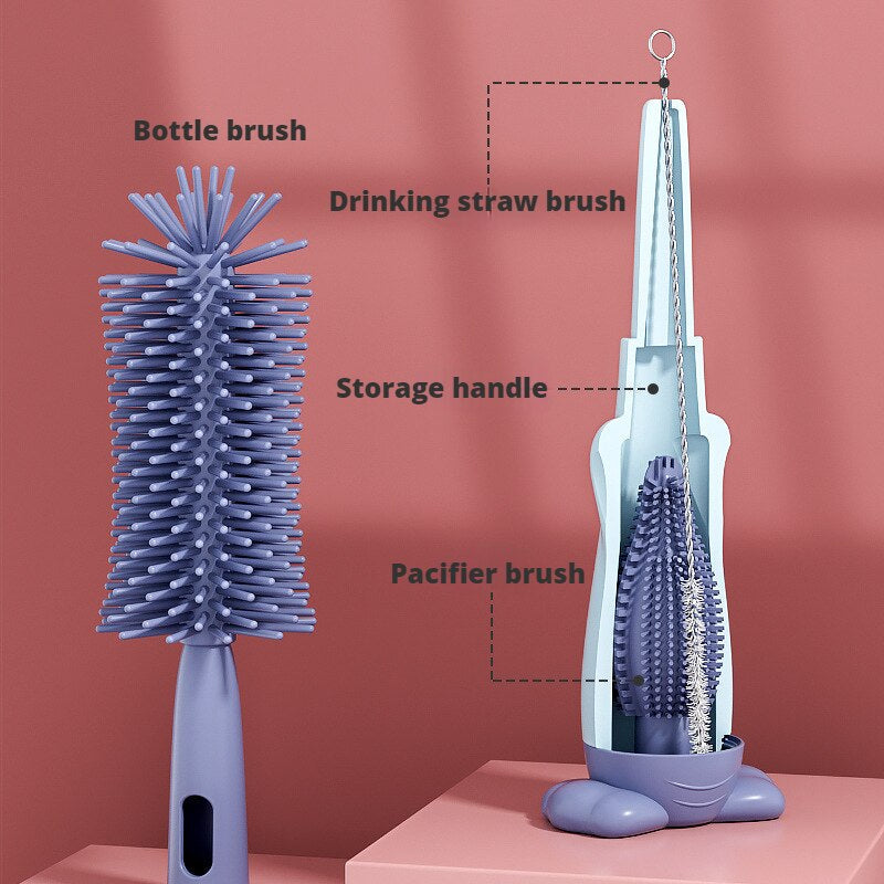360 Rotating Baby Bottle Cleaner Brush - Image 1