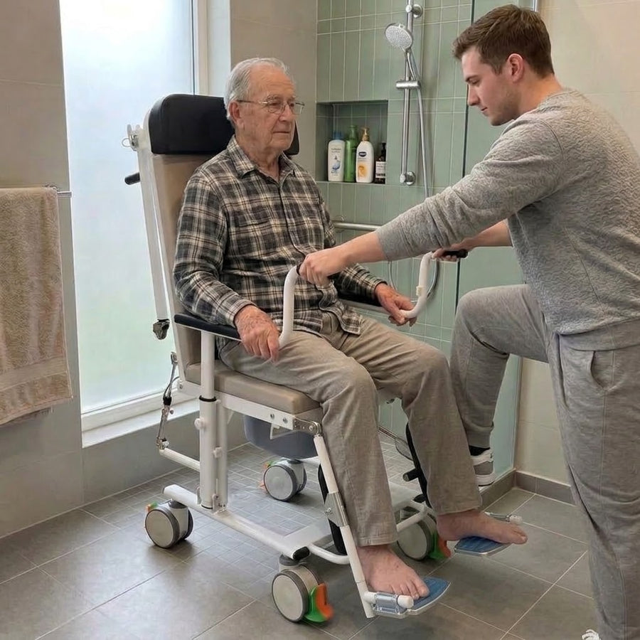 Elderly Transfer Easy Lift Hydraulic Adjustable Transformable Chair Bed