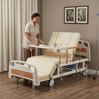 Caregiver Multi-Position Adjustable Nursing Care Hospital Bed