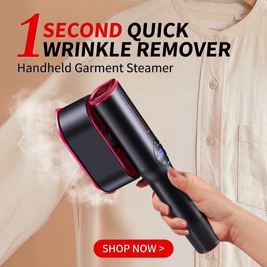 Press & Go Portable Handheld Garment Steamer Iron