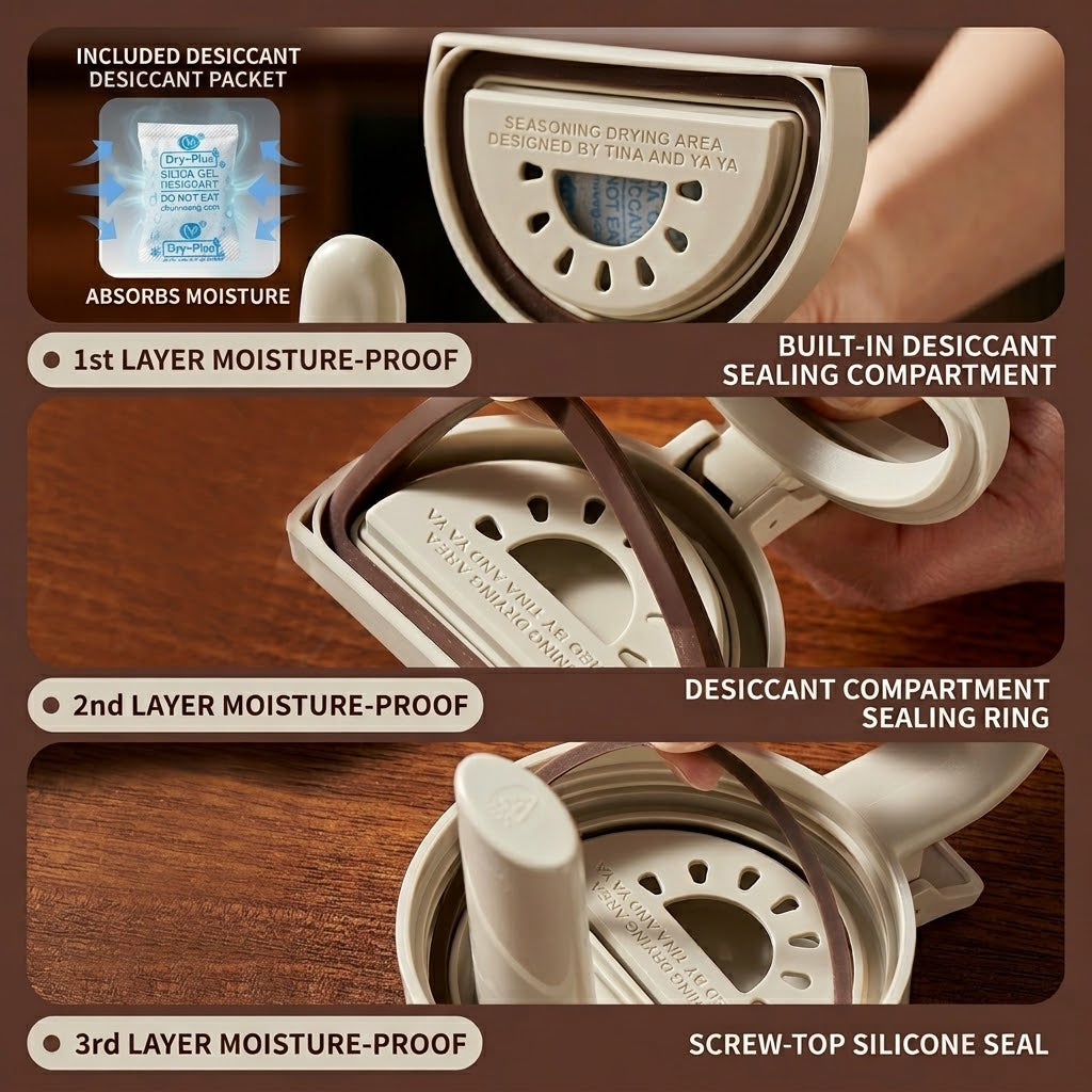 Zero Drip Airtight Smart Measuring Seasoning Jar - Image 10