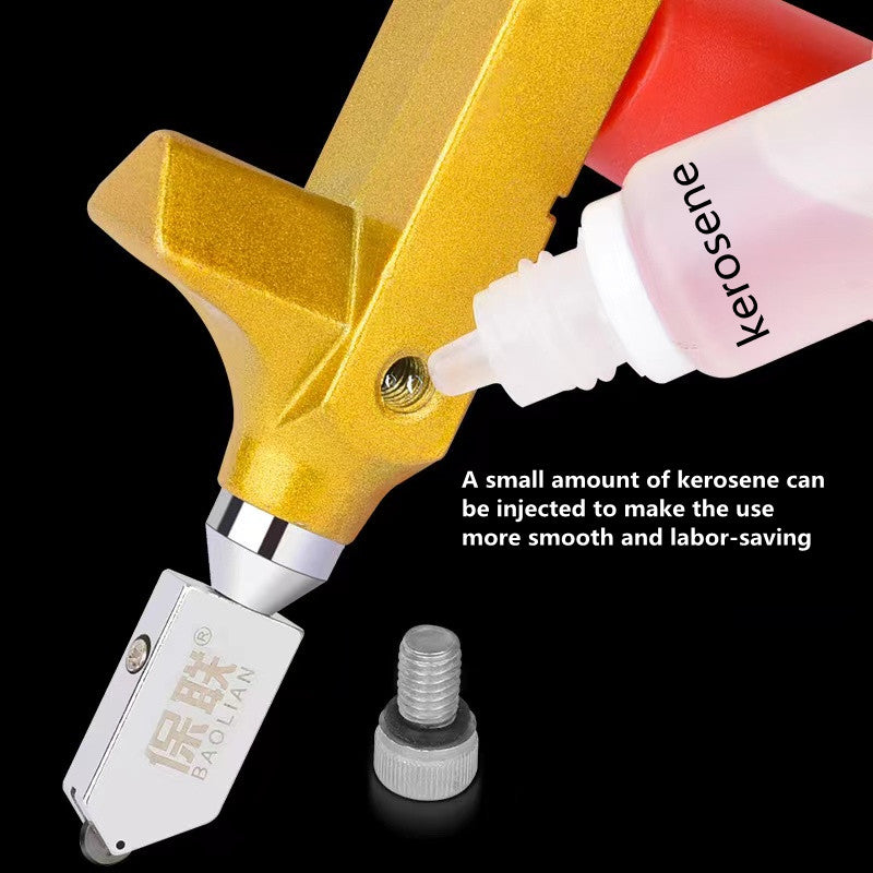 2in1 Professional Grade Glass Ceramic Diamond Roller Cutter - Image 1