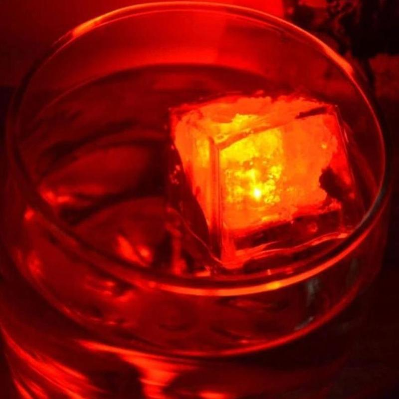 Colorful Water-Activated LED Ice Cubes