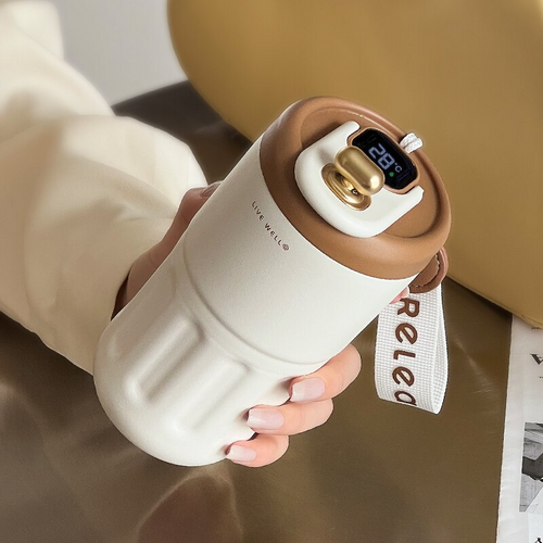 Portable Smart Stainless Steel Coffee Cup - Image 0
