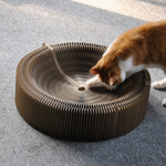 Cat Scratcher Board Accordion Bed