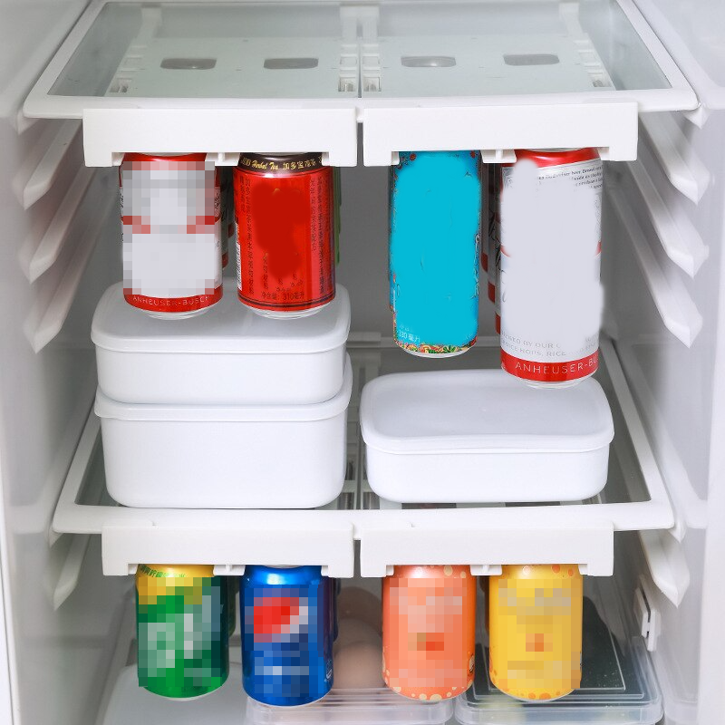 Refrigerator Beverage Organizer Slide Rack - Image 2
