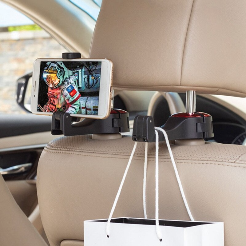 Multifunctional Car Back Seat Phone Holder Hanger - Image 0