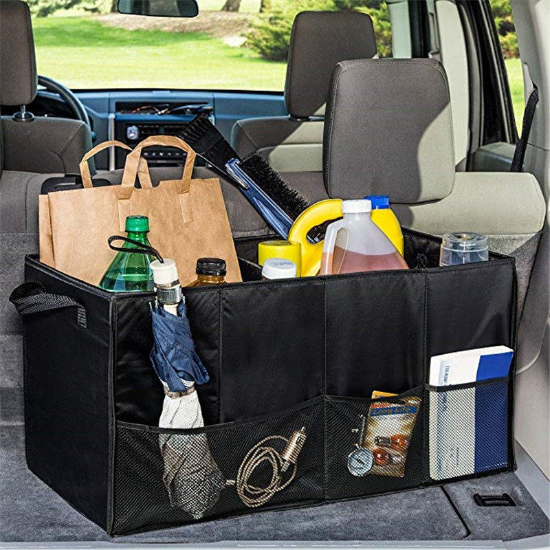 Foldable Large Capacity Durable Car Trunk Organizer Box - Image 0