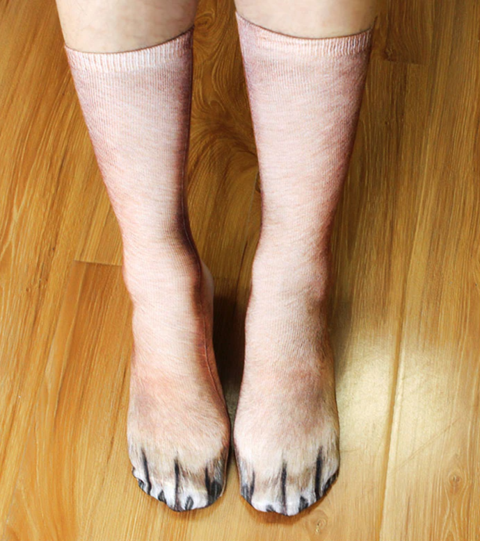 Cat Paw 3D Printed Unisex Socks - Image 7