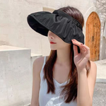 Multifunctional Foldable Shell Headband Beach Hat