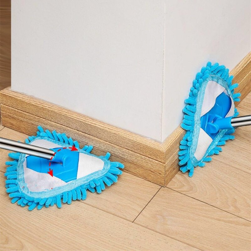 Rotatable Telescopic Stainless Steel Cleaning Mop