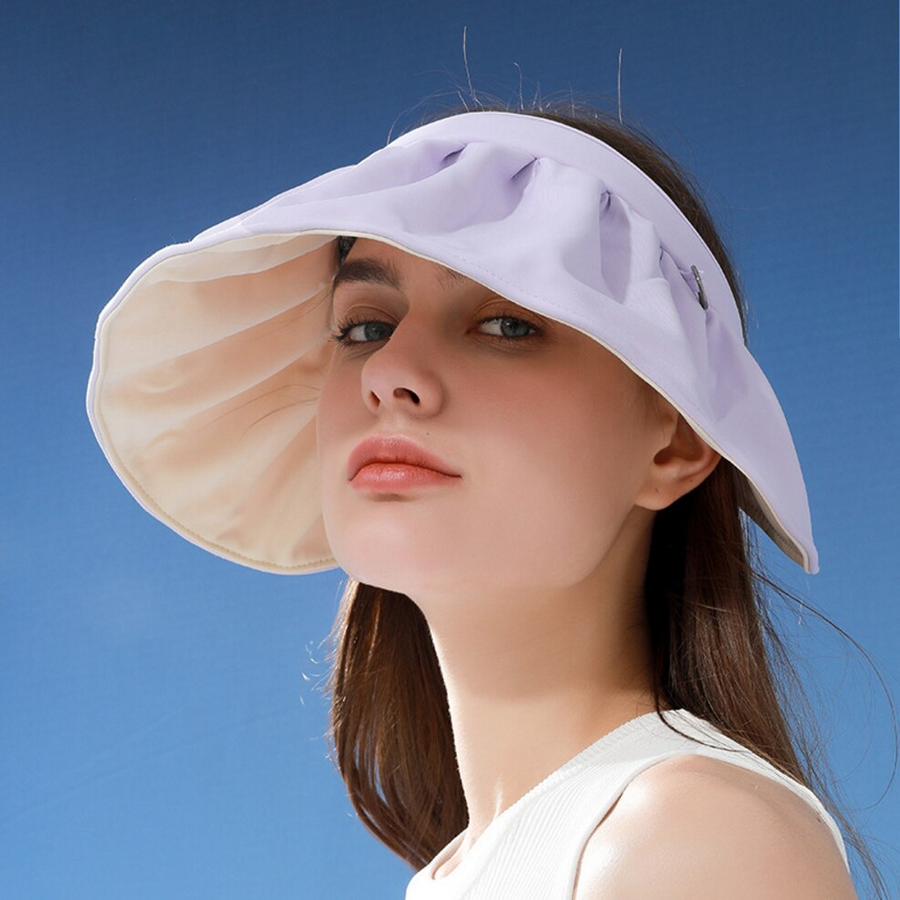 Multifunctional Foldable Shell Headband Beach Hat - Image 0