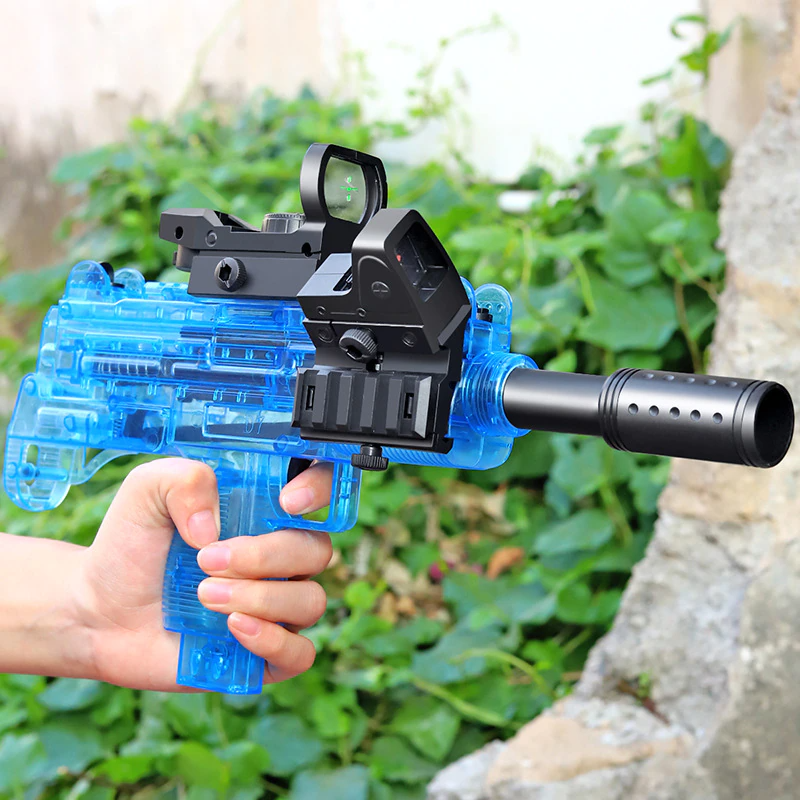 Manual Soft Bullet Submachine Toy Gun Set - Image 2