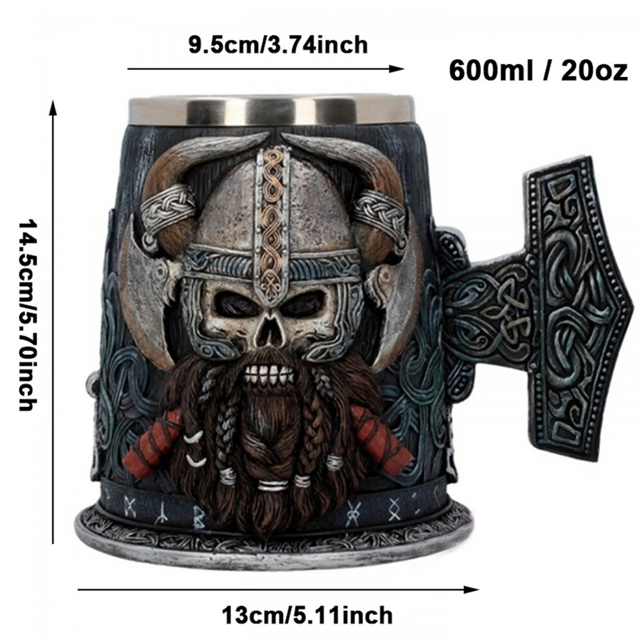 Creative Ancient Viking Style Mug - Image 4