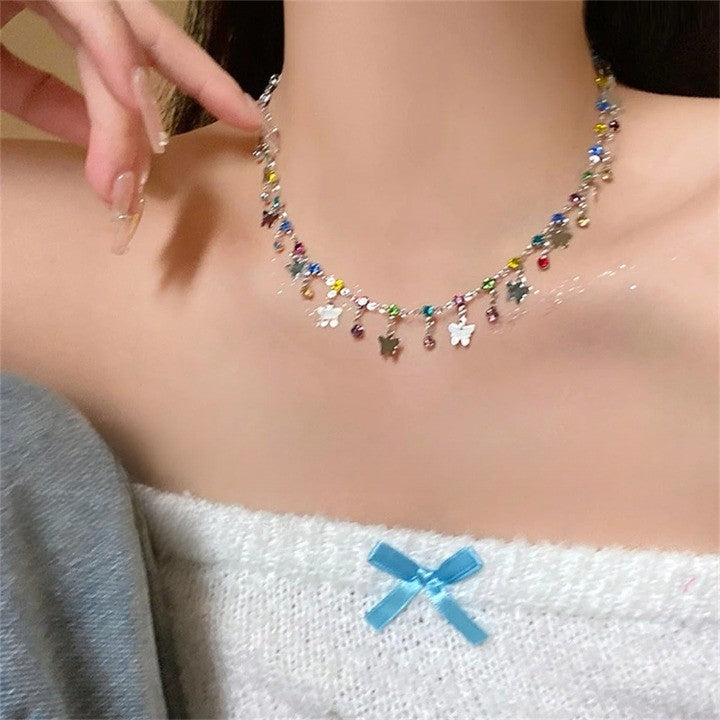 Treasure Pearl Delicate Zircon Necklace - Image 4