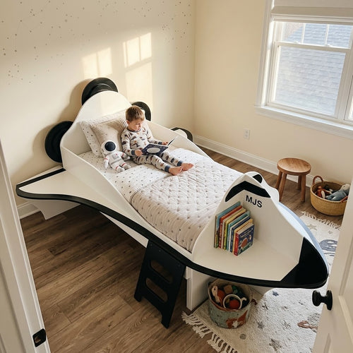 Star Cruiser Rocket Ship Kids Bed Frame