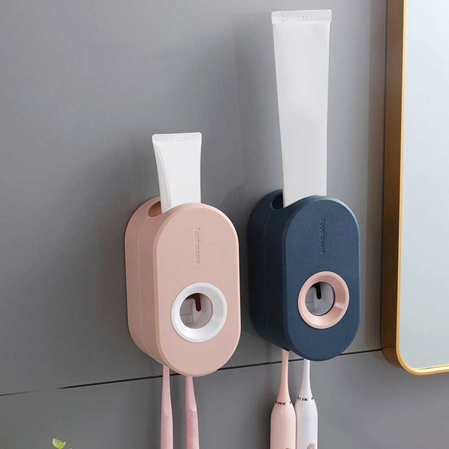 Elegant Wall-Mounted Toothpaste Holder Dispenser - Image 2