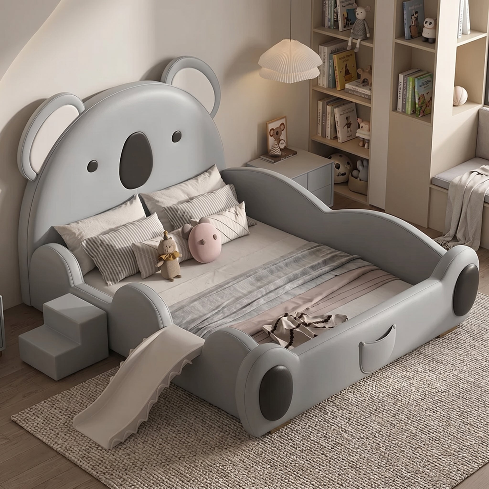 Lazy Koala Soft Slide Kids Bed - Image 3