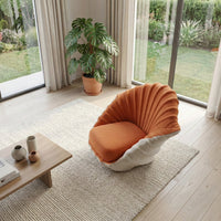 Seashell Accent Artistic Lounge Chair - Image 2