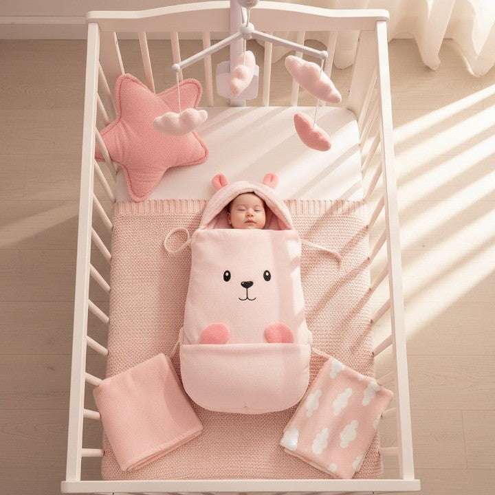 Cozy Mood Cartoon Infant Winter Sleep Bag - Image 0