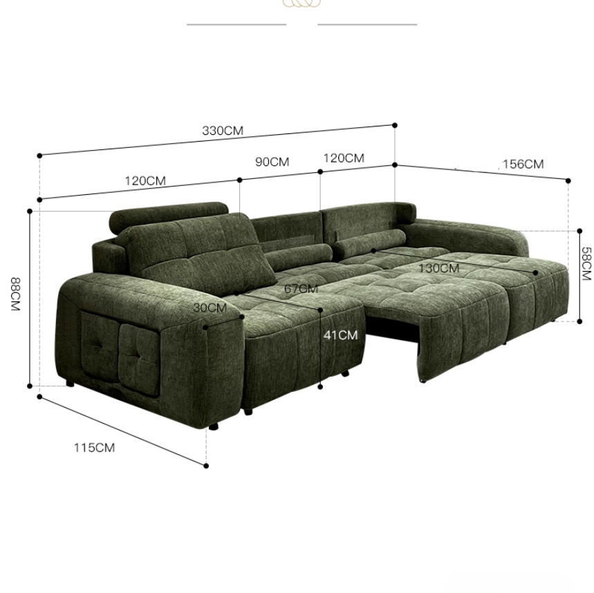 Nordic Rest Electric Elegant Pull-Out Sofa - Image 9