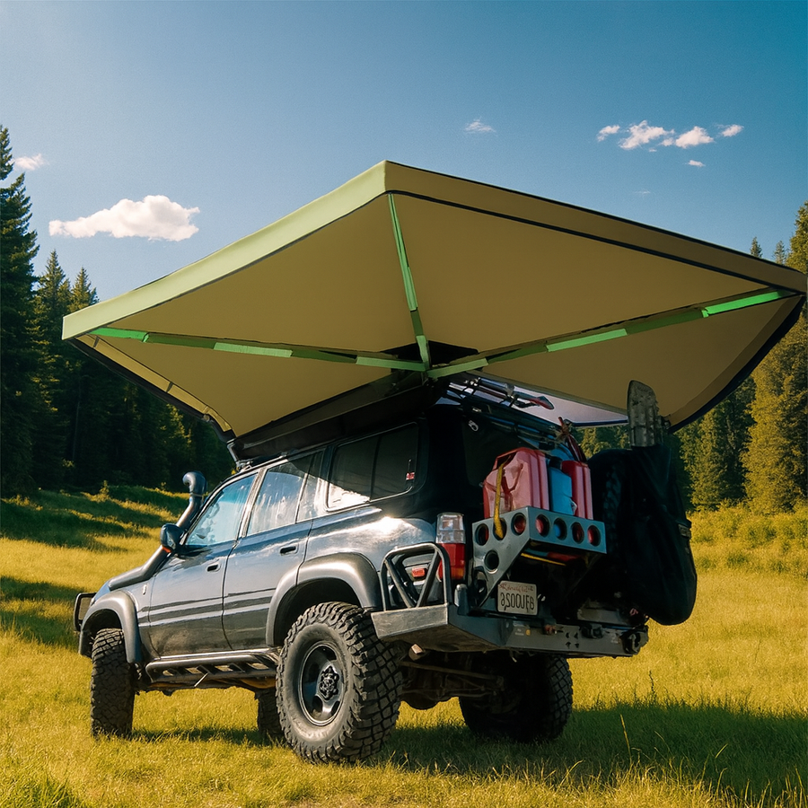 All-Season Camping Retractable Car Roof Sunshade - Image 0