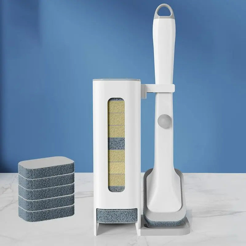 Long Handle Disposable Kitchen Cleaning Brush Kit - Image 0