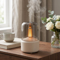 Modern Glass Dome Flame Effect Air Humidifier - Image 4