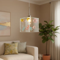 Confetti Cube Minimal Pendant Lamp - Image 1