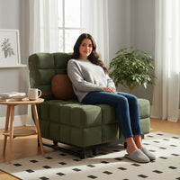 Scandinavian Slim-Profile Expandable Multifunctional Lounger - Image 5