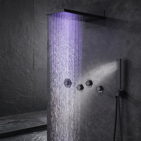Chromaflow Color-Changing Thermostatic Shower System