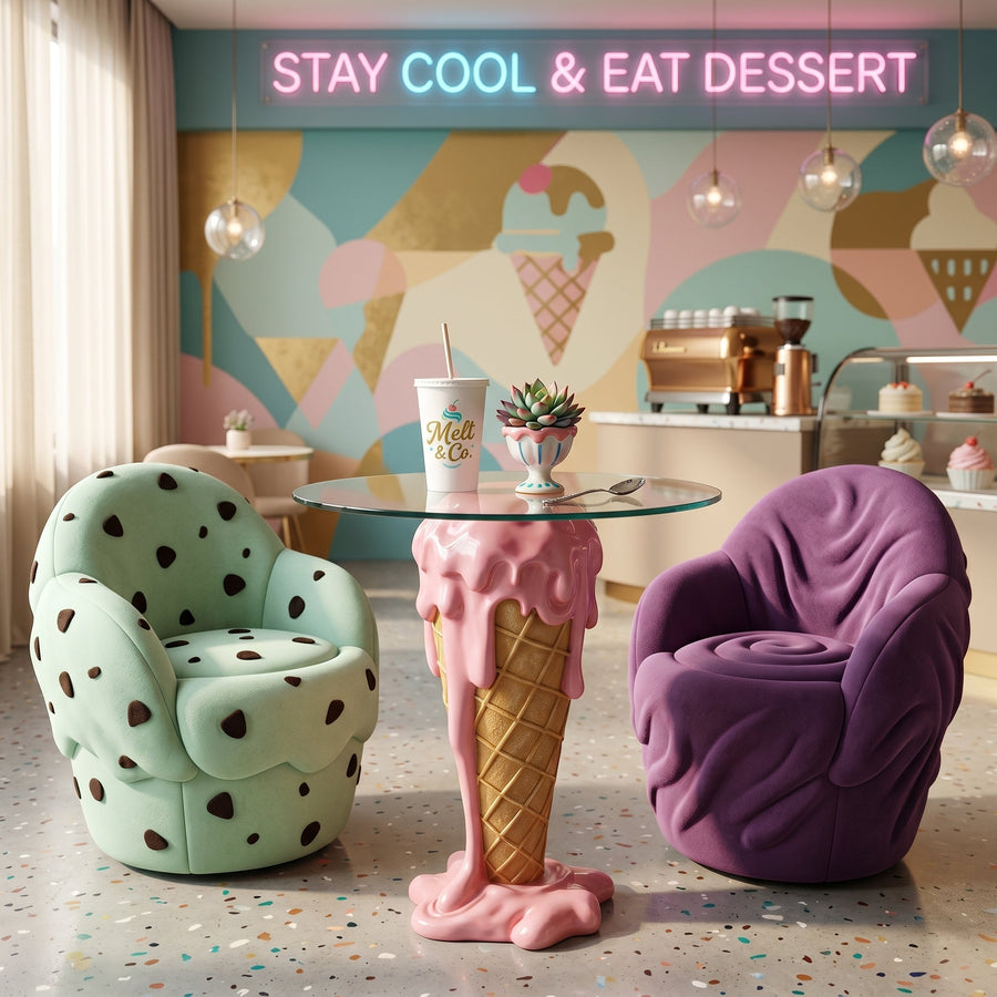 Sweet Spot Creative Melting Ice Cream Table - Image 4