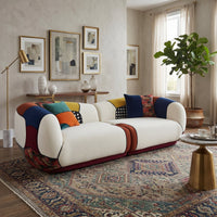 Matissero Bold Patchwork Colorblock Lounge Sofa - Image 4