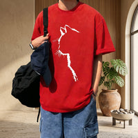 Cat Line Abstract T-Shirt - Image 5