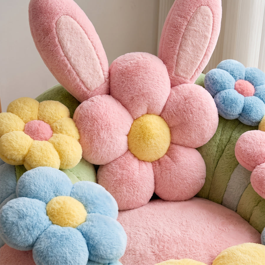 Spring Burrow Plush Rabbit Accent Lounge Chair