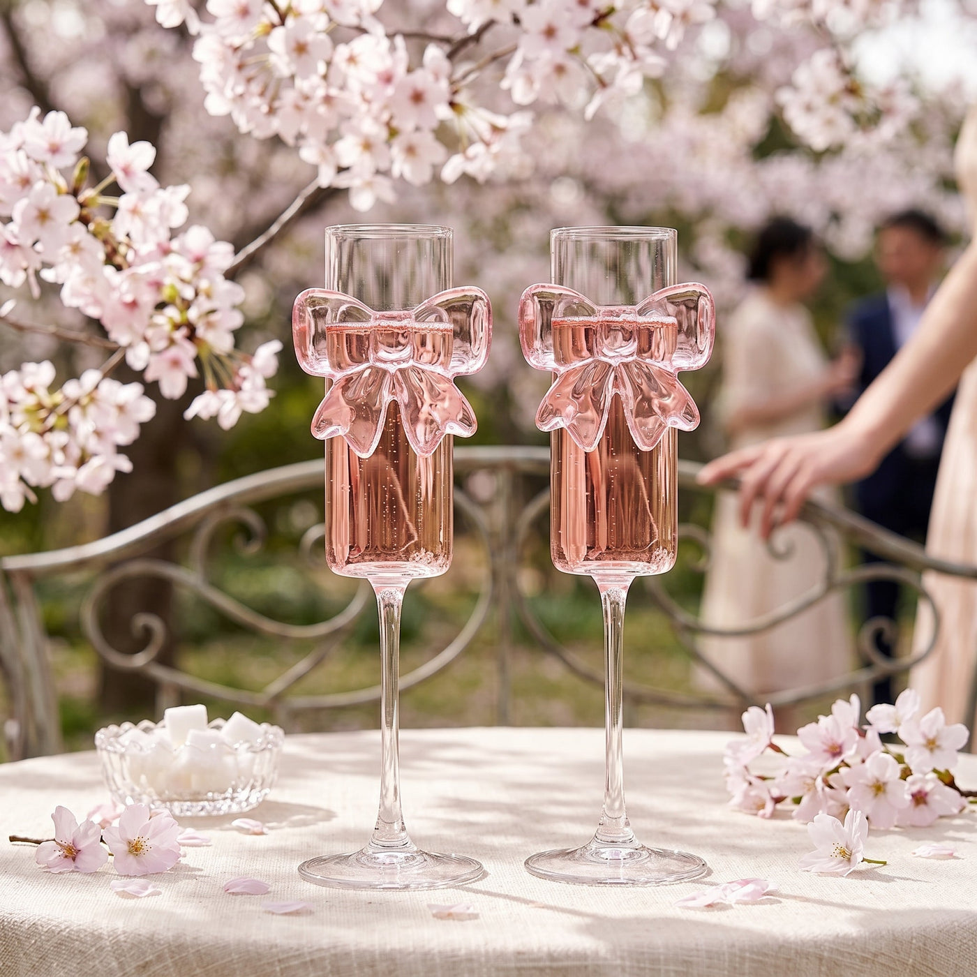 Pink Bow Cute Glass - Image 1