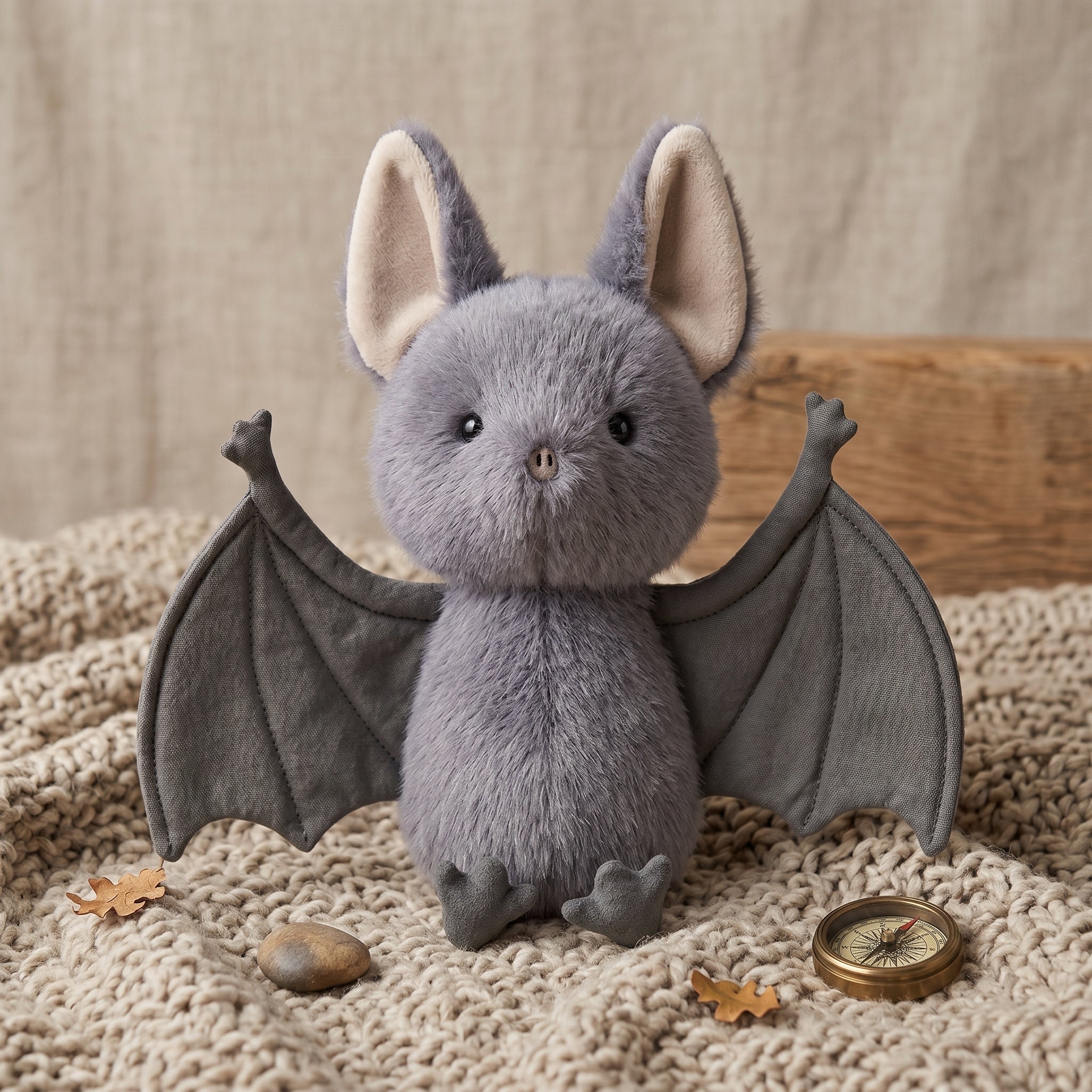 Dracula Pet Bat Car Mirror Plush - Image 0