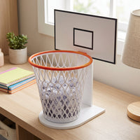 Basketball Hoop Paper Toss Trash Can - Image 0