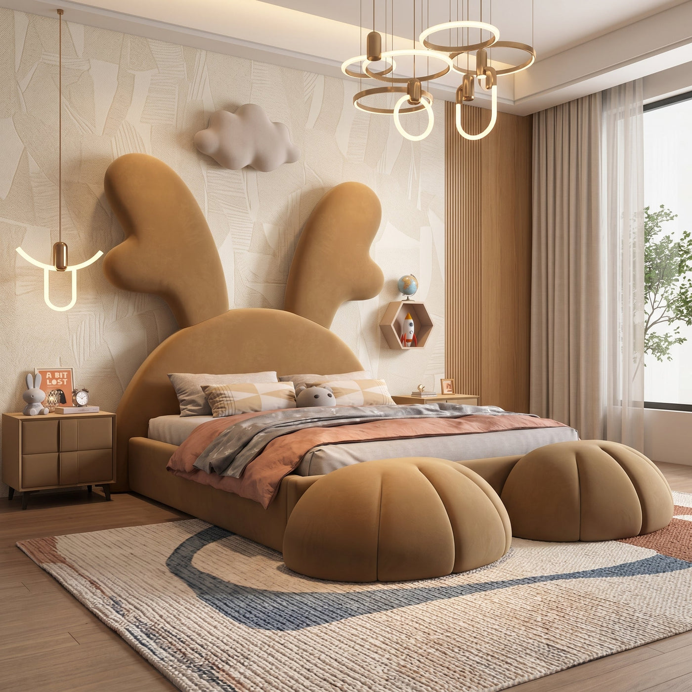Big Rabbit Cozy Aesthetic Bed - Image 0