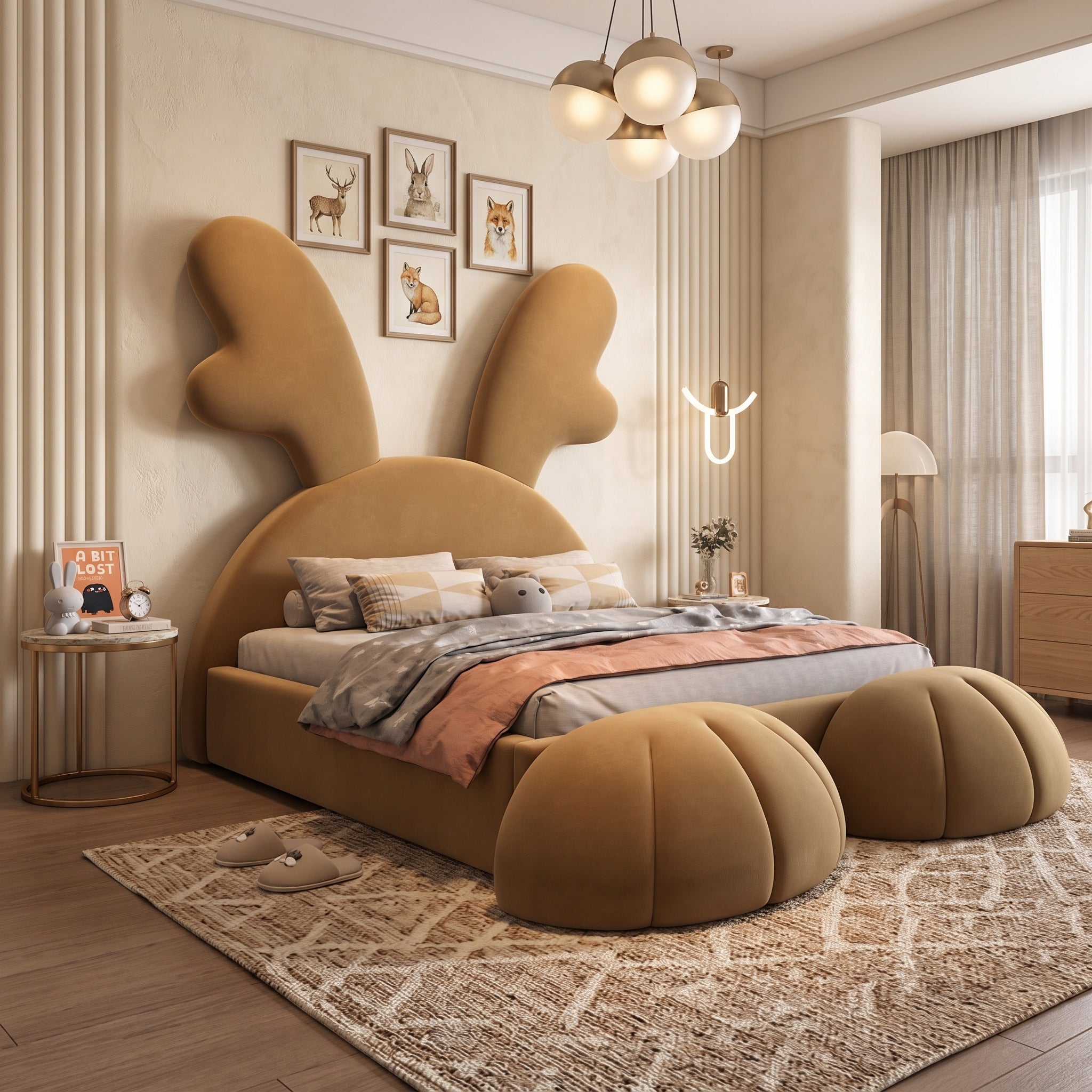 Big Rabbit Cozy Aesthetic Bed - Image 1