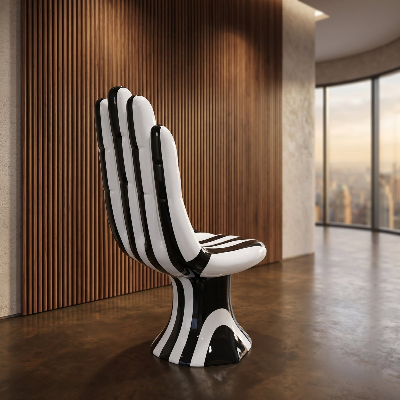 Artistic Hand-Shaped Lounge Chair - Image 1
