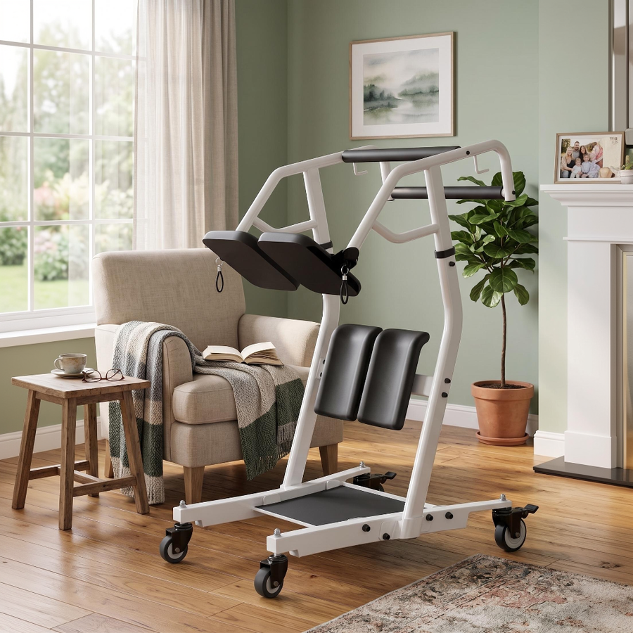 Ergonomic Patient Lift Assist Transfer Wheelchair - Image 0