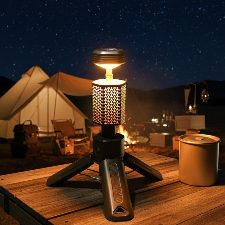 Camp Caster Adjustable Tripod Lantern · Mavigadget