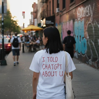 I Told About U Statement T-Shirt - Image 0