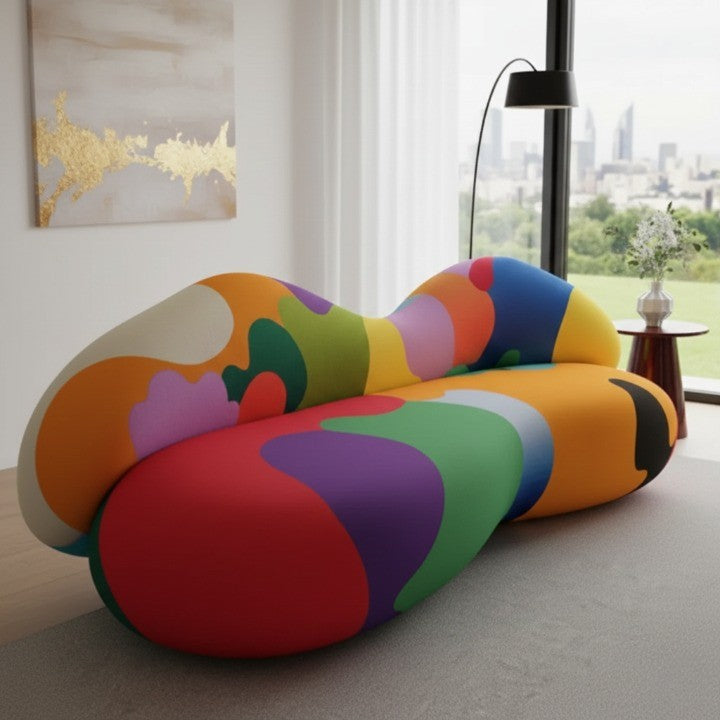 Rainbow Art Irregular Modular Lounge Sofa - Image 3