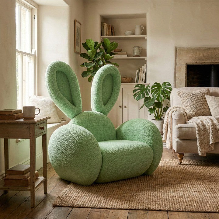 Bunny Ear Cozy Accent Lounge Chair - Image 0