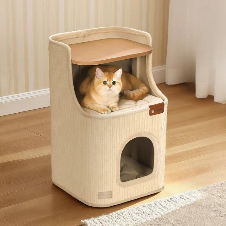 All-in-One Enclosed Cat House Side Table - Image 0